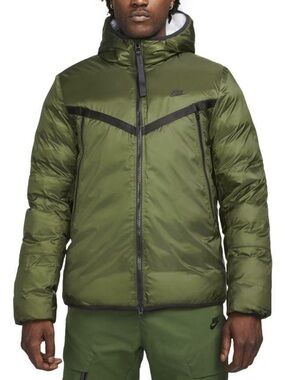 Nike Sportswear Repel Therma-FIT Hooded Jacket Rough Green/Black dd6944 326 Sz S